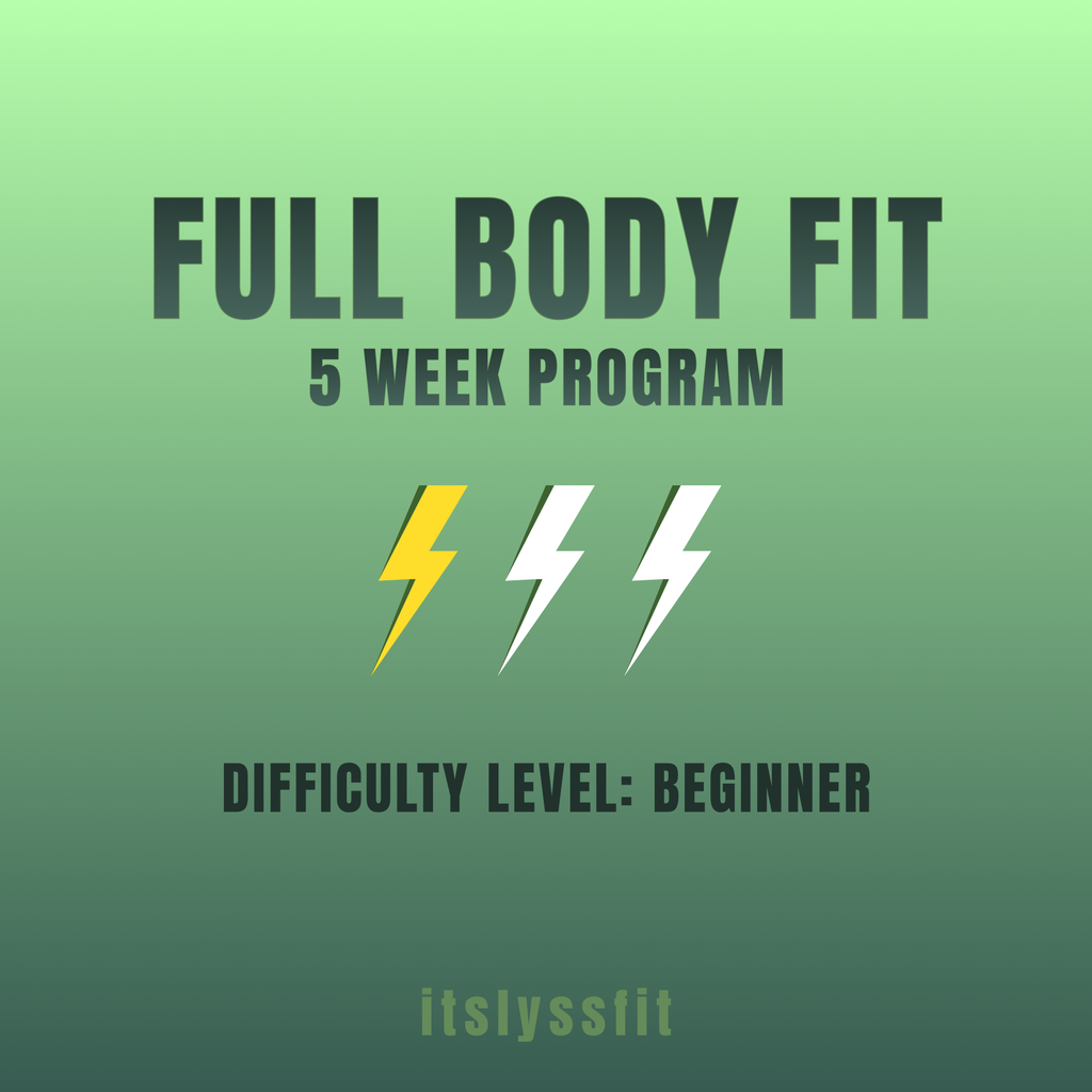 5 Week At-Home Full Body Fit Program
