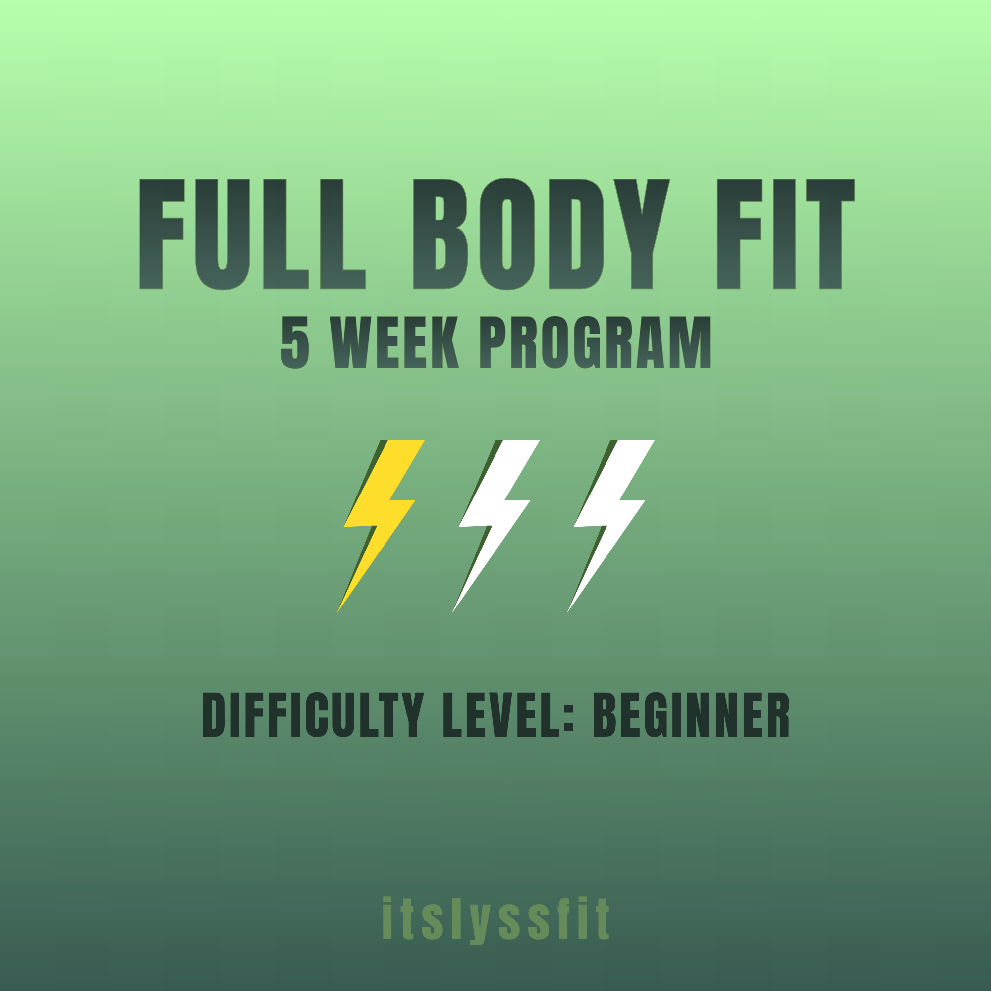 5 Week At-Home Full Body Fit Program